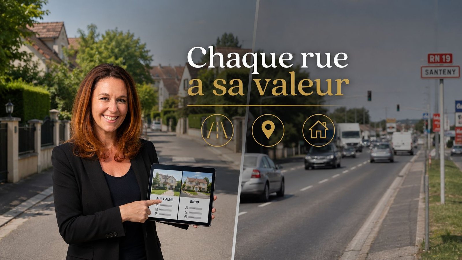 Les quartiers de Santeny et leurs écarts de prix au m²